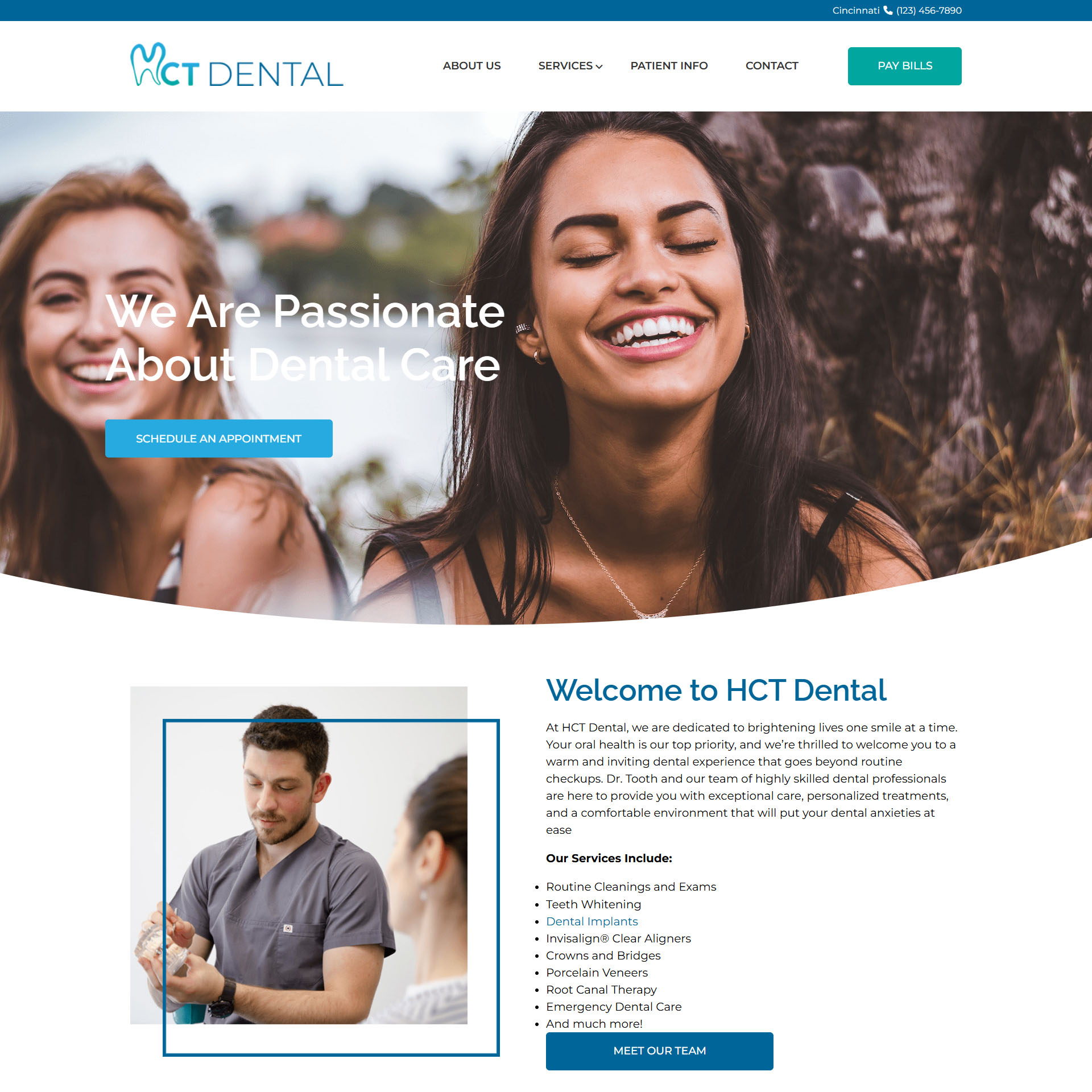 Dental Marketing Sample Site